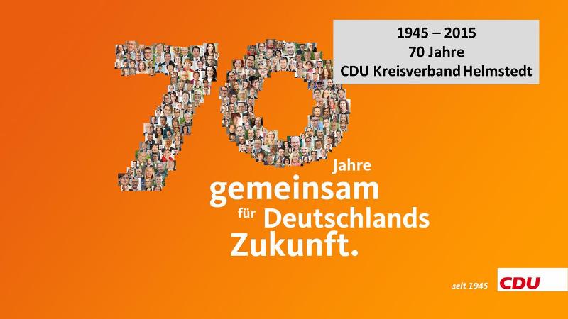 Cdu Im Landkreis Helmstedt 70 Jahre Cdu Kreisverband Helmstedt